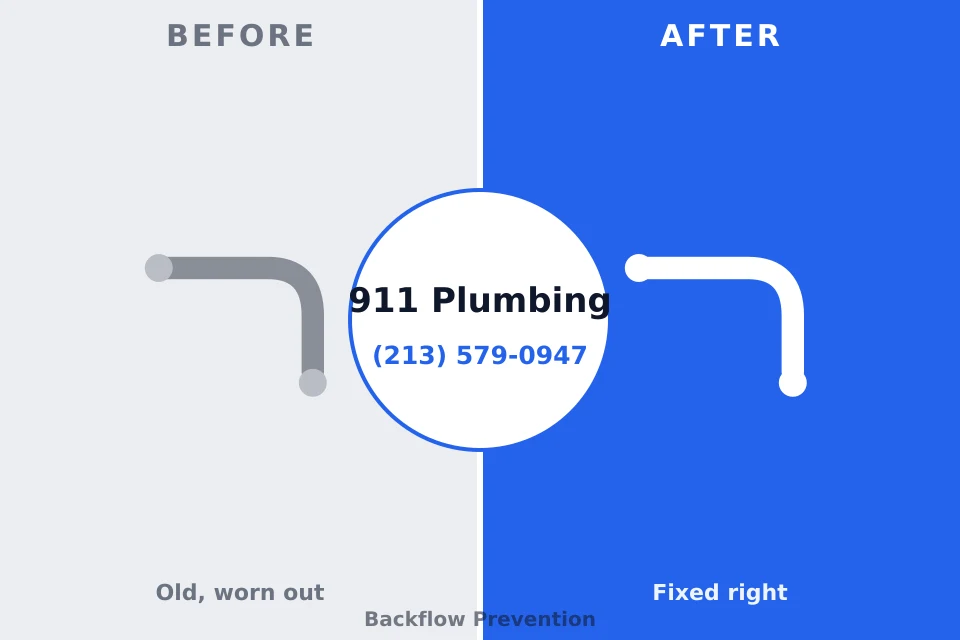 Before and after: plumbing company Enid, OK